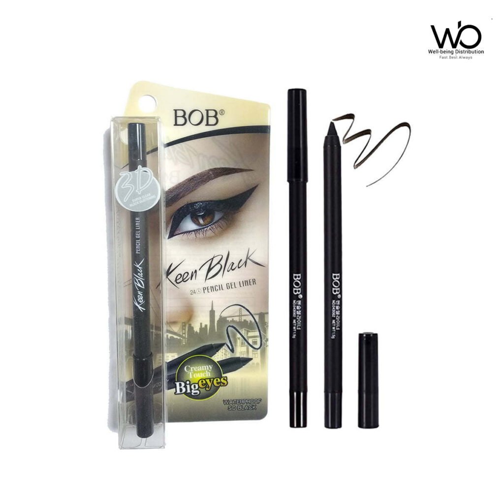 BoB Keen Black 24H Pencil Gel Eyeliner / Kajal